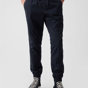 Slim Canvas Joggers with Gapflex Gap navy size medium